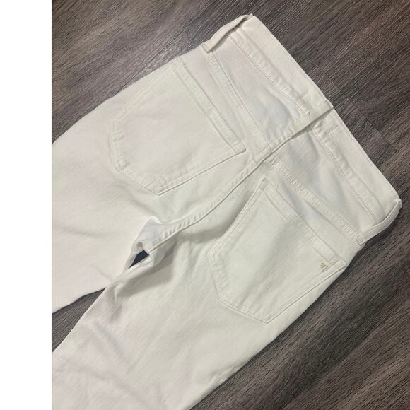 NWT Madewell Mid-Rise Kick Out Jeans In Pure White Size 23 - Picture 9 of 9